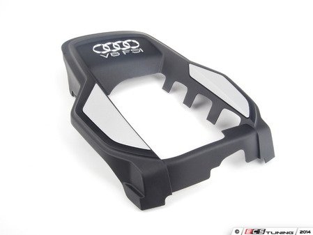 ES#284466 - 079103925F - Engine Cover - Includes the Audi rings, securing hardware and features the 'V8 FSI' lettering - Genuine Volkswagen Audi - Audi