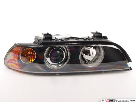 ES#172667 - 63126900200 - Halogen Headlight Assembly - Right - Halogen headlight with genuine BMW angel eyes. Amber cover over turn signal bulb - Genuine BMW - BMW