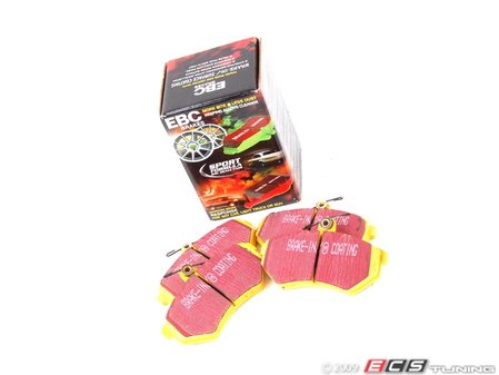ES#521110 - DP4841R - EBC Yellowstuff Pad Set - VW - Front - EBC's premium sport street pad that offers high friction levels and heat fade resistance - EBC - Volkswagen