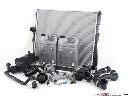 ES#2608753 - 17113400013KT - ECS Cooling System Refresh Kit - Level 3 - The ultimate cooling refresh kit - with aftermarket components, including an ECS Aluminum Pulley and featuring a GEBA water pump - Assembled By ECS - BMW