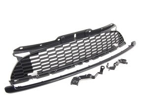 ES#2145272 - 63132211049 - Front JCW Grille W/ Brackets - (NO LONGER AVAILABLE) - For the install or vehicles with rally lights - Genuine MINI - 