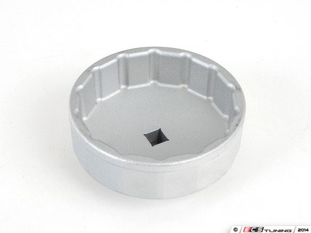ES#2766026 - 006653SCH01A - 74mm 14-Flute Aluminum Oil Filter Socket - Used for easy and proper installation/removal of oil filter - Schwaben - Audi BMW Volkswagen Mercedes Benz Porsche