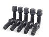 ES#2748283 - 002411ECS02AKT1 - Wheel Spacer & Bolt Kit - 10mm With Black Conical Seat Bolts - Complete kit for two wheels, comes with everything you need to install spacers on your aftermarket wheels - ECS - Audi