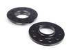 ES#2748283 - 002411ECS02AKT1 - Wheel Spacer & Bolt Kit - 10mm With Black Conical Seat Bolts - Complete kit for two wheels, comes with everything you need to install spacers on your aftermarket wheels - ECS - Audi