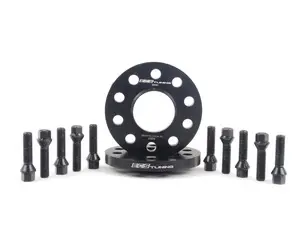 Wheel Spacer & Bolt Kit - 15mm With Black Conical Seat Bolts