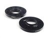 ES#2748287 - 002411ECS03AKT1 - Wheel Spacer & Bolt Kit - 15mm With Black Conical Seat Bolts - Complete kit for two wheels, comes with everything you need to install spacers on your aftermarket wheels - ECS - Audi