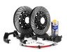 ES#2804308 - 001121ECS03KT2 - Front CSL Big Brake Kit Plus (345x28) - Upgrade to ECS 2-piece E46 M3 CSL rotors for increased brake torque and thermal capacity. Includes ECS 2-piece rotors, Exact-Fit brake lines, Hawk HPS pads, and Pentosin fluid. - ECS - BMW