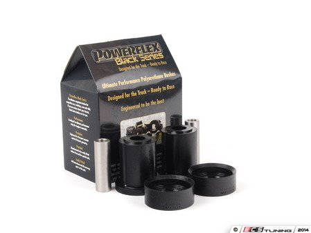 ES#2650367 - PFR5-311Bx2 - Race Polyurethane Subframe/Rear Beam Bushing Set - A more planted subframe means a more planted rear end and better handling - Powerflex Black Series - BMW