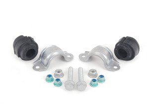 ES#2593945 - 8K0411327AKT - Front Sway Bar Installation Kit - Includes new bushings, brackets and hardware - Genuine Volkswagen Audi - Audi