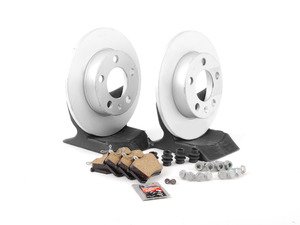 ES#2763089 - 1j0698451rsvckt1 -  Rear Brake Service Kit (232x9) - Featuring genuine rotors and pads - Genuine Volkswagen Audi - Audi Volkswagen