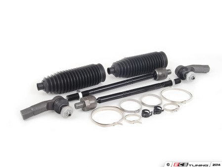 ES#2800114 - 1K0423810AKT1 - Tie Rod Service Kit - Kit services both left and right side. Featuring Febi outer tie rods. - Assembled By ECS - Audi Volkswagen