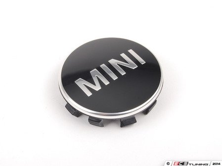 ES#2728722 - 36136857149 - MINI Wheel Center Cap w/ Chrome - Priced Each - F56+ MINI Logo wheel caps - for factory exposed lug nuts - Genuine MINI - MINI