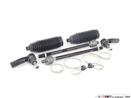 ES#2800115 - 1K0423810AKT2 - Tie Rod Service Kit - Kit services both left and right side. Featuring Delphi outer tie rods. - Assembled By ECS - Volkswagen