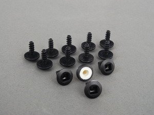 ES#2592824 - N10354602KT1 - Rear Fender Liner Hardware Kit - Everything you need to install one rear fender liner - Genuine Volkswagen Audi - Volkswagen