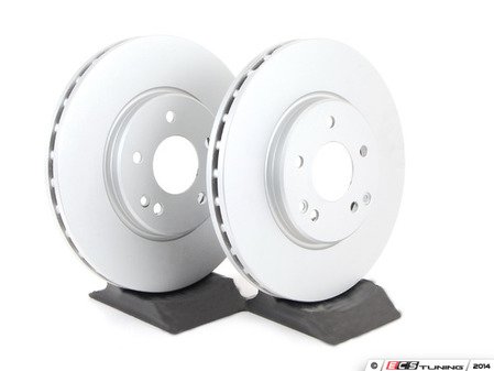 ES#2652306 - 2034210512KT1 - Front Brake Rotors - Pair - Featuring a protective Meyle Platinum coating - Meyle - Mercedes Benz