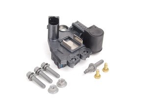 ES#2557613 - 12317847517 - Voltage Regulator - Ensures proper voltage is being sent from the alternator to the electrical system and battery. - Genuine BMW - BMW