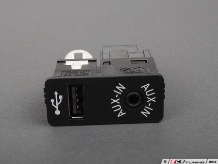 ES#2210788 - 84109229247 - USB/Auxiliary input Socket  - Provides audio connection to external devices via auxiliary port - Socket only - Genuine BMW - BMW MINI