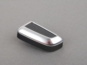 ES#2541409 - 8K0959818C4PK - Front Power Seat Control Knob - Silver - Right - Rear position knob that controls the upper seat backrest adjustment - Genuine Volkswagen Audi - Audi