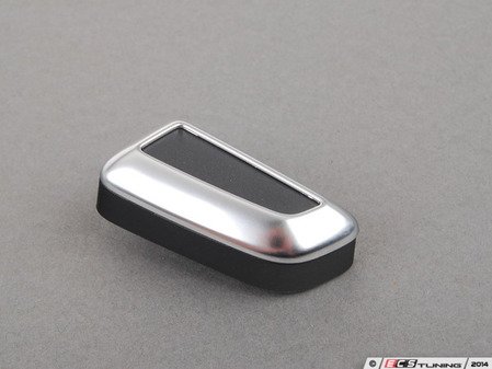 ES#2541409 - 8K0959818C4PK - Front Power Seat Control Knob - Silver - Right - Rear position knob that controls the upper seat backrest adjustment - Genuine Volkswagen Audi - Audi