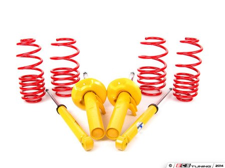 ES#2209141 - FK99VW080 - High Tec Suspension Kit - (NO LONGER AVAILABLE) - Average lowering 2006-2007(1.6"F & 1.4"R) 2008+(1" F&R) - FK - 