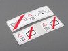ES#121978 - 51474195470 - E93 WARNING LABEL - Genuine BMW - BMW