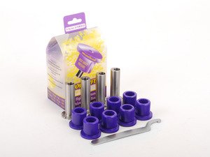 ES#2778201 - PFR5-306GX4 - Performance Polyurethane Rear Trailing Arm Bushing Set - Adjustable - Helps maintain proper suspension geometry for improved handling and less rear steer feeling - Powerflex - BMW
