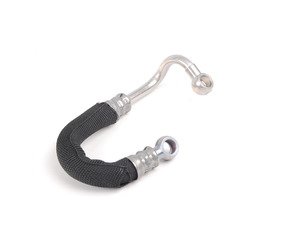 ES#254125 - 11427795971 - Oil Pipe - "J Line" - One of three oil pipes that connect directly to the turbo to cycle oil, keeping the turbo bearings cool and lubricated. - Genuine BMW - BMW