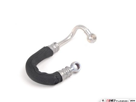 ES#254125 - 11427795971 - Oil Pipe - "J Line" - One of three oil pipes that connect directly to the turbo to cycle oil, keeping the turbo bearings cool and lubricated. - Genuine BMW - BMW