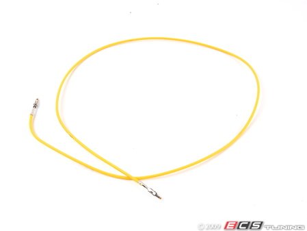 ES#265439 - 000979131EA - Connector Repair Wire - Yellow - Single wire with two gold-plated connectors. 1.5mm lug for 1.0mm wires - Genuine Volkswagen Audi - Audi Volkswagen