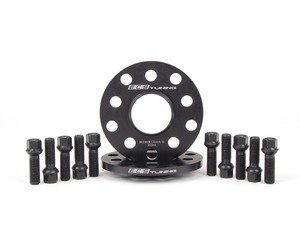 ES#2748252 - ECS20255571WBKT - ECS Wheel Spacer & Bolt Kit - 10mm With Black Ball Seat Bolts - Comes with everything you need to install spacers on two wheels - ECS - Audi Volkswagen