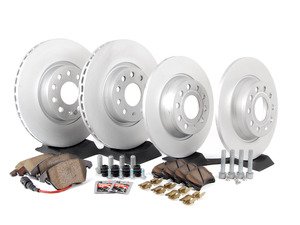ES#2574704 - 1K0615301AAKT - Front & Rear Brake Service Kit (312x25/282x12) - Featuring genuine service parts - Genuine Volkswagen Audi - Volkswagen
