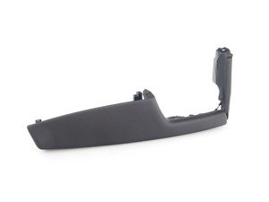 ES#452931 - 8K1867173A24A - Front Door Armrest - Sabre (Black) - Left - This piece doubles as both the left side armrest and door pull - Genuine Volkswagen Audi - Audi