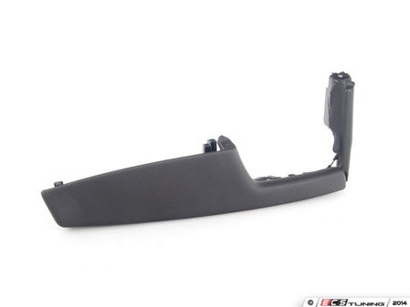ES#452931 - 8K1867173A24A - Front Door Armrest - Sabre (Black) - Left - This piece doubles as both the left side armrest and door pull - Genuine Volkswagen Audi - Audi
