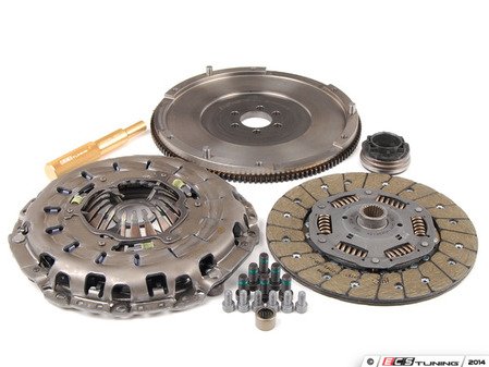ES#5486 - ra4s2-steel -  RA4 240mm Clutch Conversion Kit - Stage 2 - ECS RA4 Lightweight Flywheel with the Audi RS4 clutch kit - ECS - Audi Volkswagen