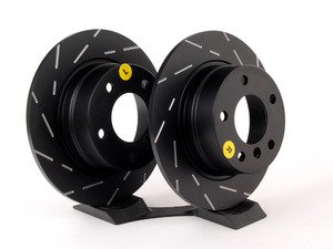 ES#522858 - USR7195 - Rear Ultimax USR Sport Rotor Kit - Pair (280x10) - Upgrade to a slotted rotor for improved braking - EBC - BMW