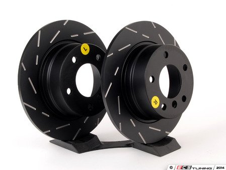 ES#522858 - USR7195 - Rear Ultimax USR Sport Rotor Kit - Pair (280x10) - Upgrade to a slotted rotor for improved braking - EBC - BMW