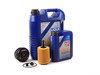 ES#2804760 - 004673ECS01KT -  Oil Service Kit - With Magnetic Drain Plug & Black Aluminum Oil Filter Housing - Featuring black billet aluminum filter housing! Includes Hengst oil filter and Liqui Moly 5w-40 oil - Assembled By ECS - Volkswagen
