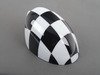 ES#79599 - 51160415117 - Mirror Cap Checkered Flag - Left - (NO LONGER AVAILABLE) - Upgrade or replace your MINI side mirror cap - Genuine MINI - 