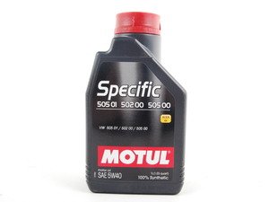 ES#261371 - 842411 - Specific 505.01 / 502.00 Engine Oil (5w-40) - 1 Liter - (NO LONGER AVAILABLE) - 100% Synthetic engine oil designed around your Volkswagen & Audi engine. This oil is designed to handle the long oil change intervals recommended in your owners manual. - Motul - 