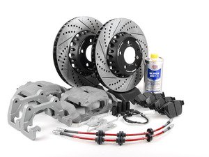ES#2718597 - 34116773201KT2 - OE Front Big Brake Kit - (NO LONGER AVAILABLE) - Upgrade to 348x30mm ECS 2-piece rotors and larger calipers from the 335i - Assembled By ECS - 