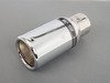 ES#4614 - 259-046 - Bosal Universal Sport Chrome Exhaust Tip-Priced Each - (NO LONGER AVAILABLE) - Inlet=2.25", Outlet=3", Length=3.5" - Bosal - 