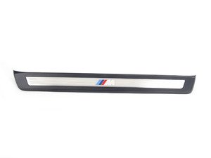 ES#2165773 - 51478050053 - F10 M Sports Door Sill Trim - Front Left - Sill plate featuring the ///M logo - Genuine BMW - BMW