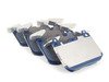 ES#2779708 - 8822-D1609 - Front Cool Carbon Street Sport Pad Set - (NO LONGER AVAILABLE) - Excellent street pad developed for daily driving and with a friction level increasing with heat for an added layer of protection when additional braking performance could be required. May not fit smaller wheels without minor filing of Counterweights - Cool Carbon Performance - 