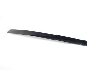 ES#1451945 - 95555536501 - Rear Lid Moulding - High Gloss Black - For vehicles without backup camera - Genuine Porsche - Porsche
