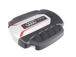 ES#2742915 - 06K103925E - S3 Engine Cover - Includes Audi rings and connector bushings - Genuine Volkswagen Audi - Audi