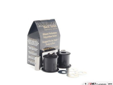 ES#2804703 - PFR5-4625BX2 - Race Polyurethane Differential Bushing Set - Front Mount - Transmit more power to the ground and eliminate driveline slop - Powerflex Black Series - BMW