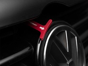 ES#2748847 - 4200ECS02A-03 - Billet Aluminum Hood Pull Release Rod - Red Anodized - Billet aluminum hood release replacement for plastic OEM hood pull - ECS - 