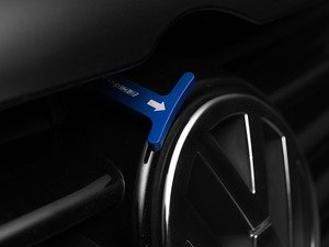 ES#2748845 - 4200ECS02A-04 - Billet Aluminum Hood Pull Release Rod - Blue Anodized - Billet aluminum hood release replacement for plastic OEM hood pull - ECS - Volkswagen