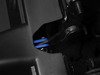 ES#2748845 - 4200ECS02A-04 - Billet Aluminum Hood Pull Release Rod - Blue Anodized - Billet aluminum hood release replacement for plastic OEM hood pull - ECS - Volkswagen