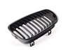 ES#4715749 - ATK-BM-0200-GB - Blackout Front Kidney Grille Set - Gloss Black - E82/E88 1-series & 1M - The perfect blackout grille option for your 1-Series! - AUTOTECKNIC - BMW